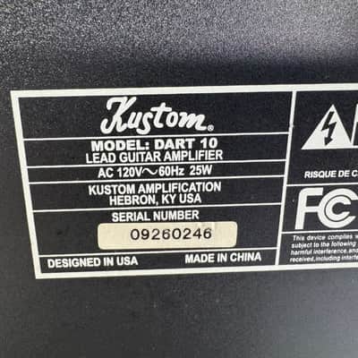 Kustom '66 Dart Guitar Amplifier , 6.5" Driver, 10 Watt image 6
