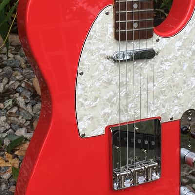 Fender ‘71 Reissue Telecaster NOS Relic Fiesta Red Custom Tele Lightweight 6.6 Lb HSC image 4