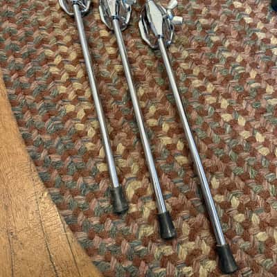 1950/60’s Ludwig strait floor tom legs w/ brackets!! image 2