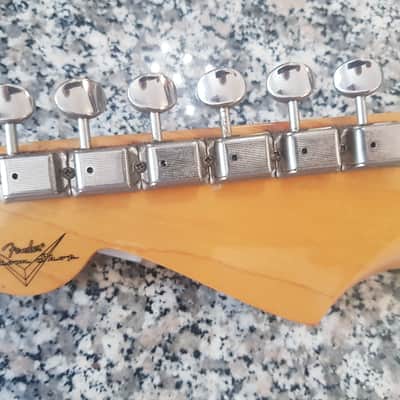 Fender Custom Shop '56 Stratocaster2005 great 2 tone sunburst nitro maple fingerboard image 24