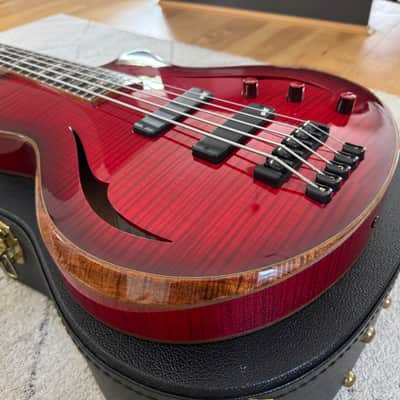 5 String Bass - Jazz Archtop - Semi Acoustic - Master Luthier image 8