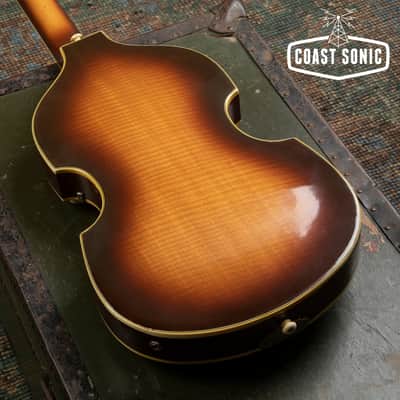 Vintage 1970 Hofner 500/1 Violin Bass Made in Germany Beatle Bass Nitro image 13
