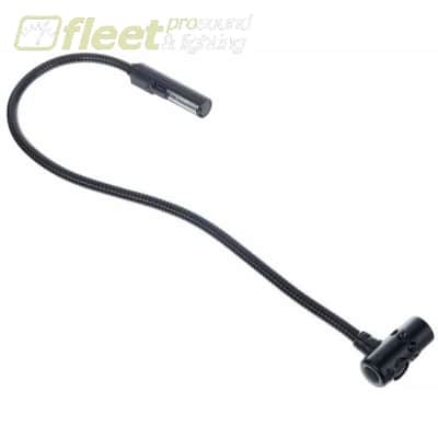 Littlite 18XR-4-LED Right-Angle 18" Gooseneck LED Lamp with 4-Pin XLR Connector - Black image 1