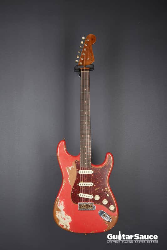 Fender Custom Shop Limited Roasted 60 Stratocaster Super Heavy Relic Aged 2024 - Fiesta Red (Cod.1583NG) image 1