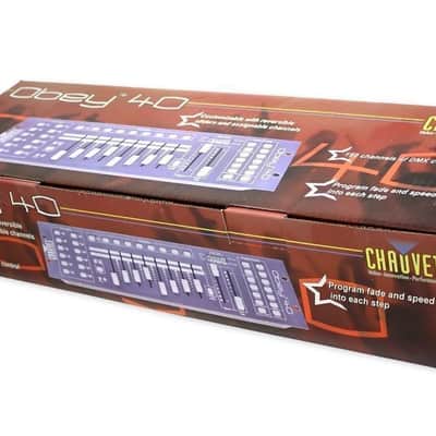 Chauvet DJ OBEY40 Universal DMX-512 Light Controller With 192 Channels and Midi image 11