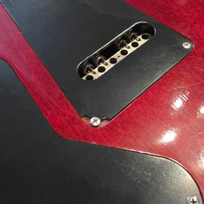 1986 PRS Custom 24 - Birds, Flame Top, Cherry Burst - w/ Case image 17