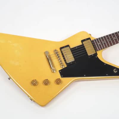 1983 Gibson Explorer Korina Heritage Series - Rare Original Ivory White Finish! - Shaw Pickups - Original Case image 4