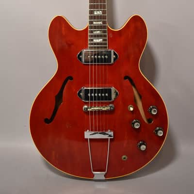 1967 Gibson ES-330TDC Hollowbody Electric Guitar Cherry Red w/HSC image 2