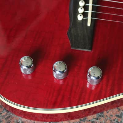 1994 Guild Crossroads CR-01 Trans Red USA Rare #75 of 97 Very Good Condition w/ OHSC image 3