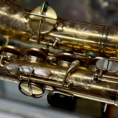 Conn Virtuoso New Wonder 8m C Melody Saxophone Pearls Gold Plate FRESH OVERHAUL! image 20