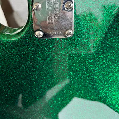 2002 Ernie Ball Music Man Stingray  - Green Sparkly image 10