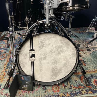 Mapex - Black Panther Design Lab, Cherry Bomb,  Jeff Hamilton 4-Piece Bop  Set! 2020's - Piano Black, Snare and Cases included!! image 1