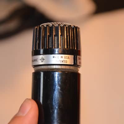 Shure real Vintage Microphone Unidyne III / Model 545-SD * Made in 1970 in the USA * Comes with the Original Bag * about 50 years old / very rare / sounds great for stage and studio image 6