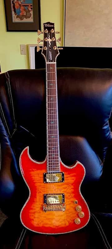 Vicers Custom 2020 - Cherry Burst with Quilted Maple Top image 1