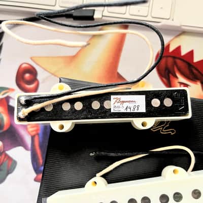 BRAND NEW Kloppmann JB61-5 5 String Jazz Bass® Pickup Set - Parchment (Pearl White) Covers image 5