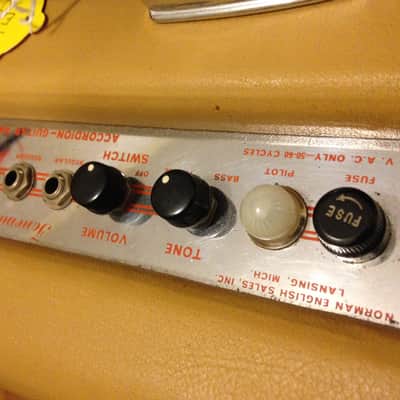 Vintage English Electronics Tonemaster guitar tube amp 50's image 4