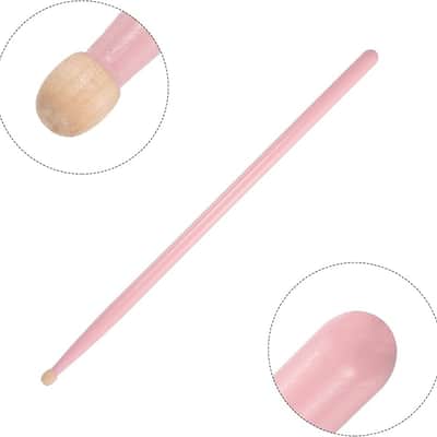 Maple Wood Drumstick Anti Slip Handle Grips 5A Pink Classic Drum Stick Wood Tip for Drumming Musical Instrument Percussion image 3