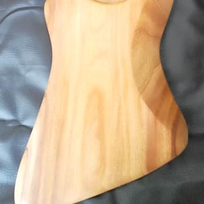 handmade mahogany slab "Firebird R" fat style guitar,oil finish,ships fast image 8