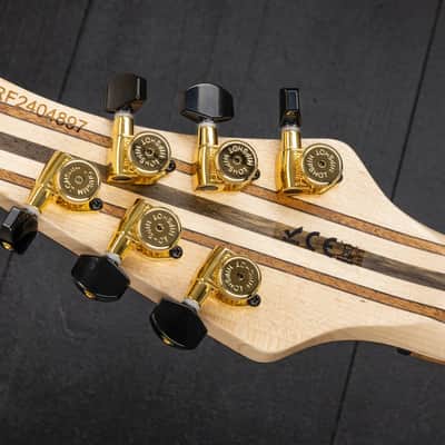 Mayones Regius 6 Custom Master Grade Curly Walnut - Natural Gloss image 23