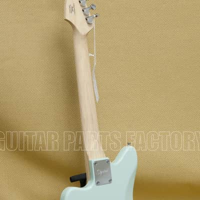 037-0125-557 Squier by Fender Mini Jazzmaster HH Electric Guitar Maple Neck Surf Green image 5