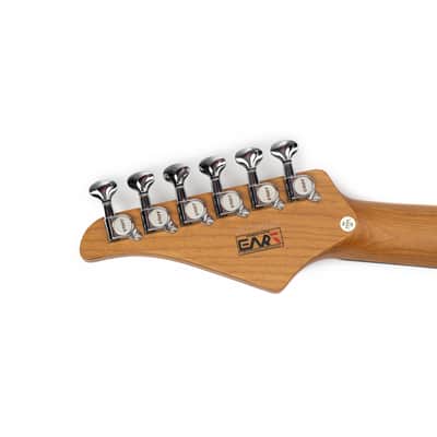 EART YMX-SG3,Roasted Book-match Mahogany Solid Body,22 Stainless Steel Frets,6-Point Synchronized Tremolo image 7
