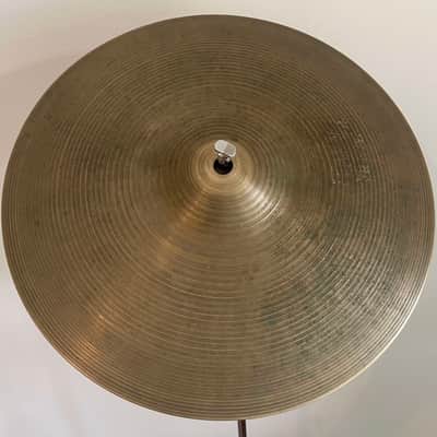 Zildjian 13" A. Zildjian '60s Stamp Hi-Hat Cymbals (Pair) 1960s - 760g and 1174g image 7