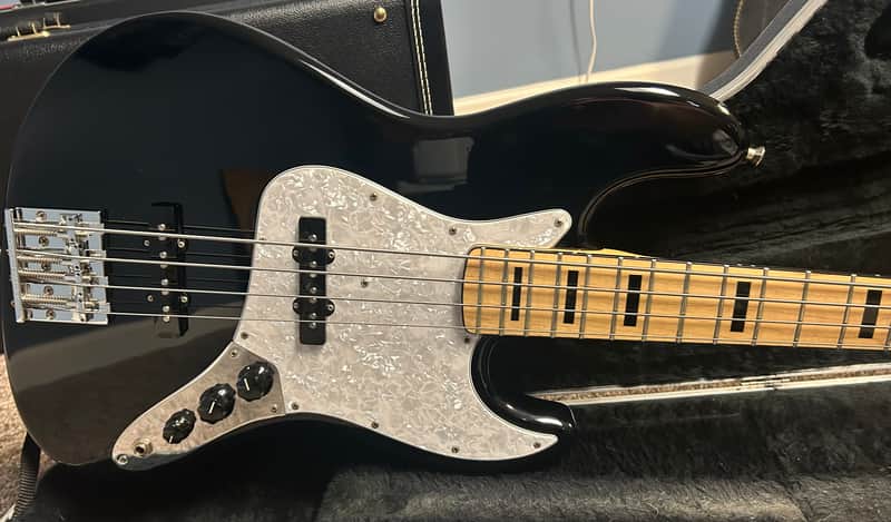 Fender Geddy Lee Artist Series Signature Jazz Bass MIJ 1999 - 2014 - Black image 1