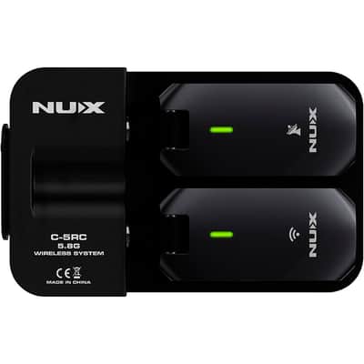 NUX C-5RC 5.8GHz Wireless Guitar System With Charging Case Regular Black image 6