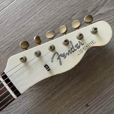 Fender Custom Shop Limited Edition '64 Telecaster (2024) Electric Guitar, Relic Aged Olympic White. ALL Documentation, MINT image 9