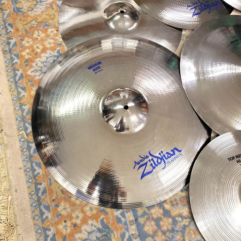 Zildjian Platinum Cymbal Pack (1) Ride, (4) Crash, (1) Pang, (1