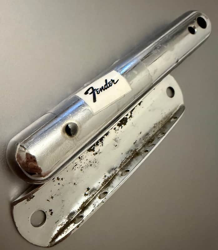 Fender Mustang vibrato cigar and bridge part 60s-80s image 1