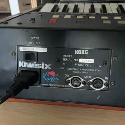 Korg PolySix 1980s - Navy Blue (Kiwi Six mod, midi) owned by Junkie XL, professionally serviced in 2025 image 8