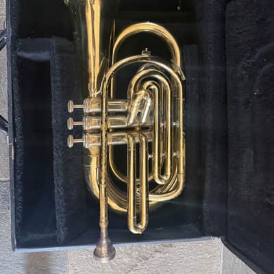 Blessing Artist Marching baritone with case and mouthpiece image 1