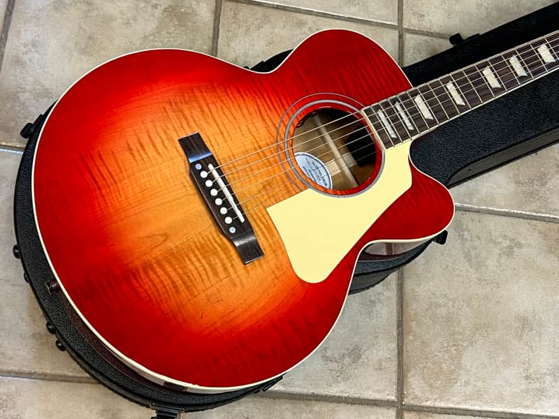 2025 Gibson Les Paul Parlor Acoustic-Electric Guitar Vintage Cherry Sunburst image 1