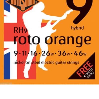 ROTOSOUND RH9 ROTO ORANGE 9-46 image 2