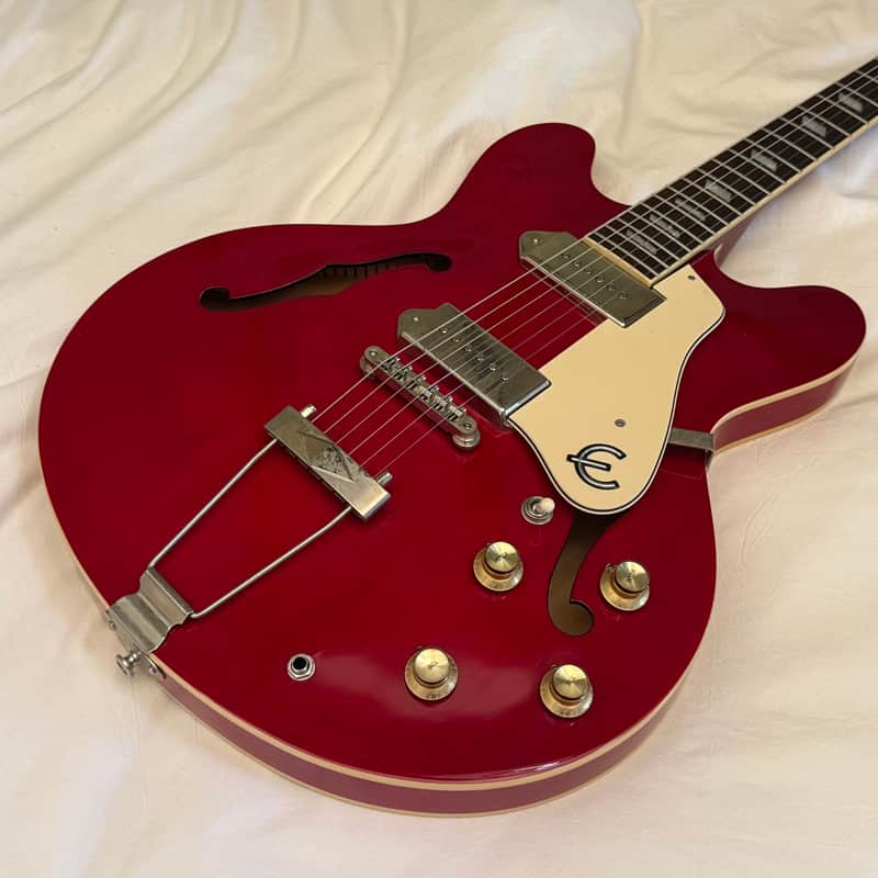 2012 Epiphone Casino - Last of the Made in Korea (MIK) Casinos - Cherry - Free Pro Setup - 5.9 lbs image 1