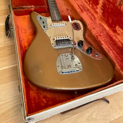 Fender Jaguar 1963 - Firemist gold image 1