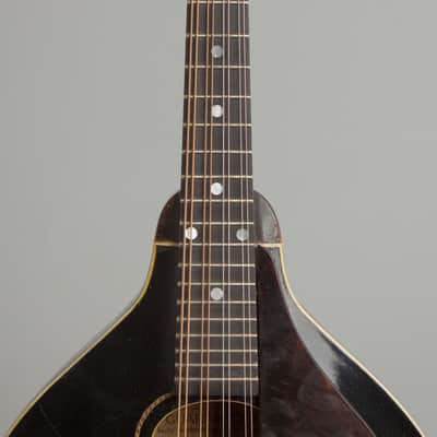 Gibson  Style A Snakehead Carved Top Mandolin (1925), ser. #79131, original black hard shell case. image 8