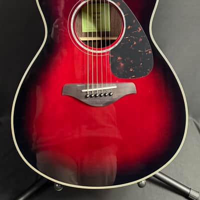 Yamaha FS830DSR Spruce Top Folk Acoustic Guitar Dusk Sun Red