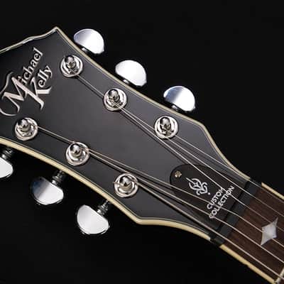 Michael Kelly Mod Shop Patriot Instinct Duncan, Blue Fade, Quilt Maple Yop, Mahogany Body image 5