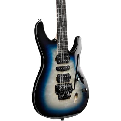 Ibanez JIVAJR-DSE Nita Strauss Signature 6-String Solid Body Electric Guitar with Ebony Fretboard, Right-Handed, Deep Sea Blonde image 6