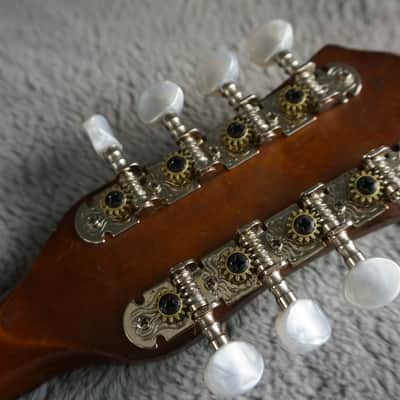 Suzuki Mandola No. 552 Vintage Japanese Bowl Back Mandola w/ Original Case image 13