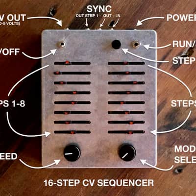 16-Step CV Sequencer - Rucci Electronics image 4