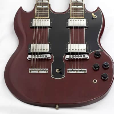 Gibson Eds-1275 Double Neck CS 1991 - Cherry image 9
