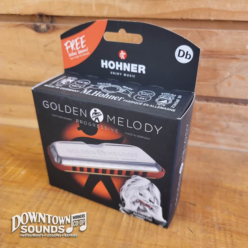 Hohner Golden Melody Harmonica - Key of D-flat image 1