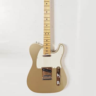 Fender American Elite Telecaster Champagne USA 2017 Maple Fretboard Electric Guitar, f6079 image 3