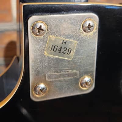 Vintage 1970s Hohner LP Copy Black image 20