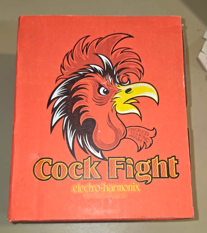 Electro-Harmonix Cock Fight Cocked Talking Wah- Orange / Gray / Yellow image 1