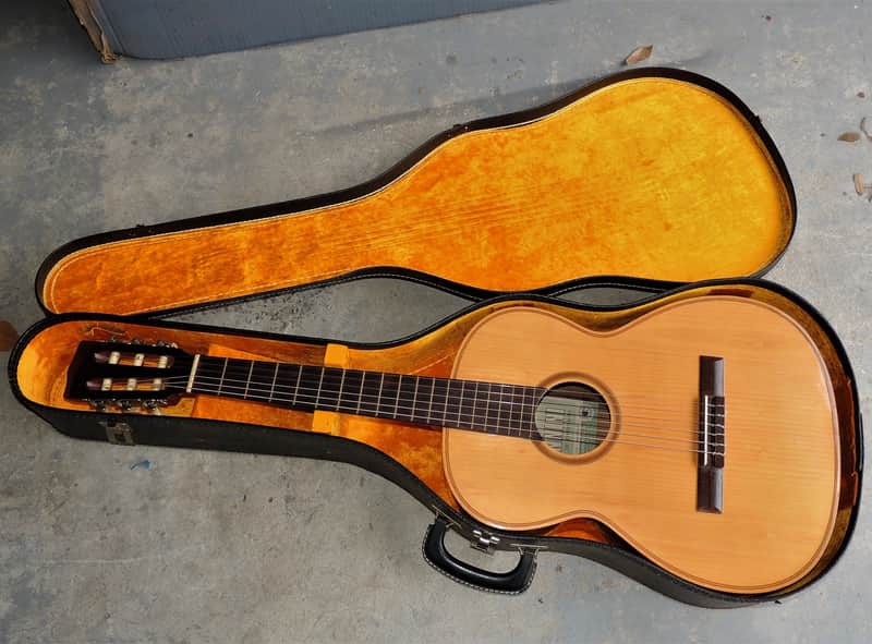 Vintage 1960's Giannini SN-20 Exportacao Classical Guitar Made in Brazil image 1