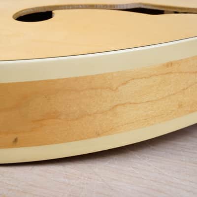 Gretsch 7607 Broadkaster Hollow Body 1975 Natural Filter'Tron Pickups Vintage USA w/ OHSC image 6
